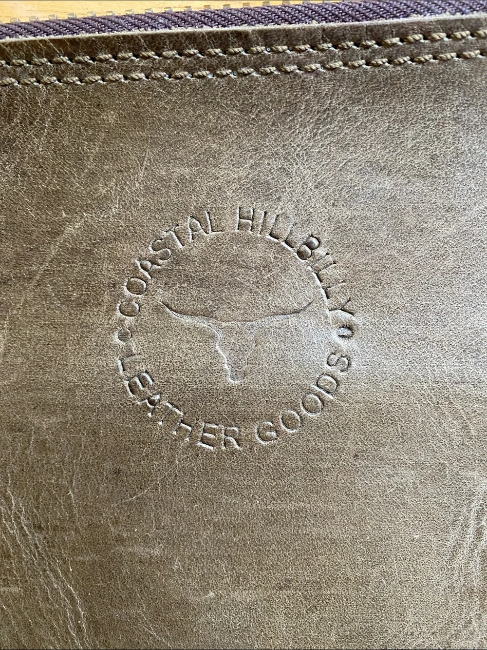 Coastal Hillbilly Leather Goods this gray